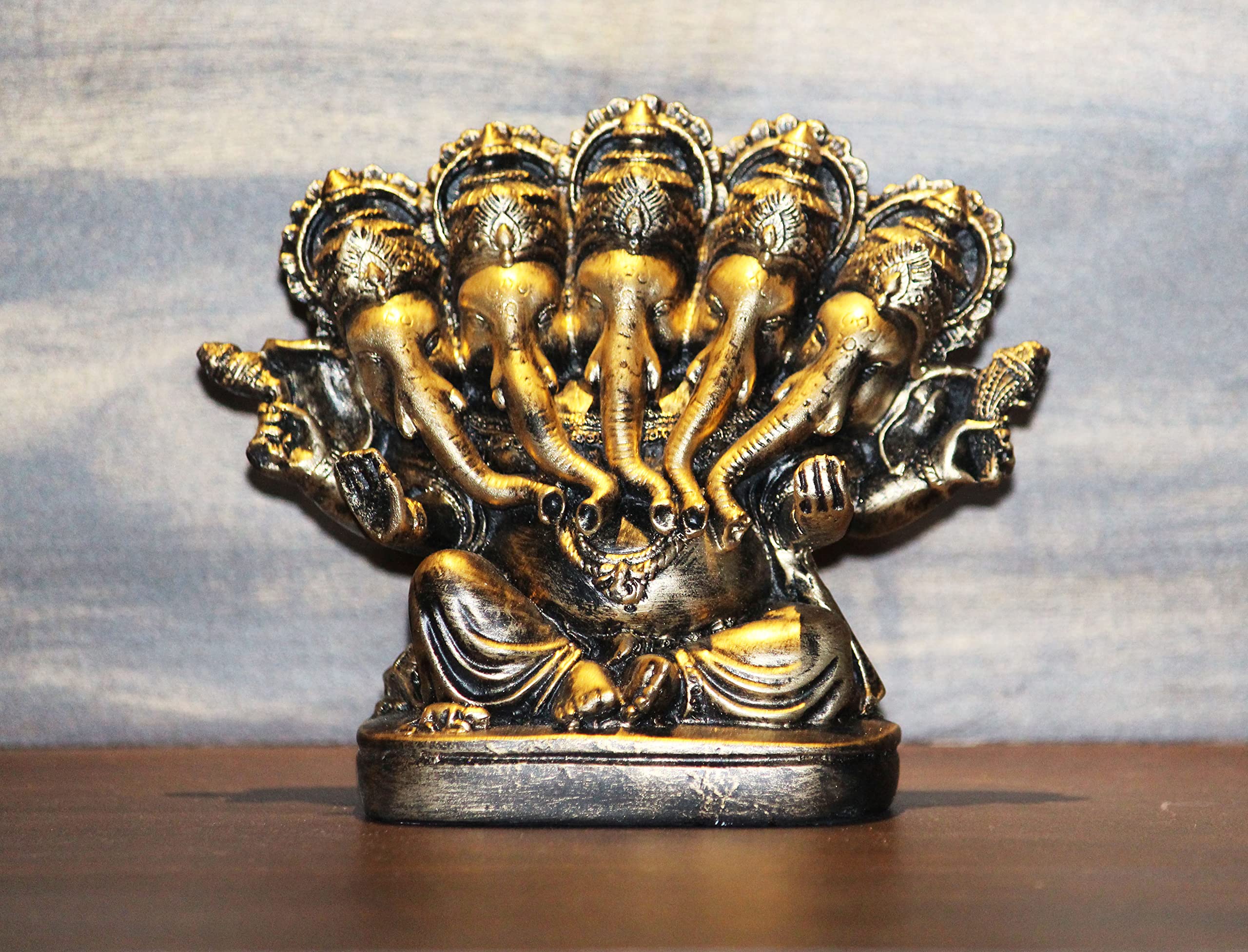 BECKON VENTURE Handcraft Lucky Ganpati/Ganesha Statue/Ganesh Idol for Home,Ganesh murti for Home,Gift,Ganesh Statues for Living Room,