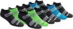Saucony mens Multi-pack Mesh Ventilating Comfort Fit Performance No-show Socks
