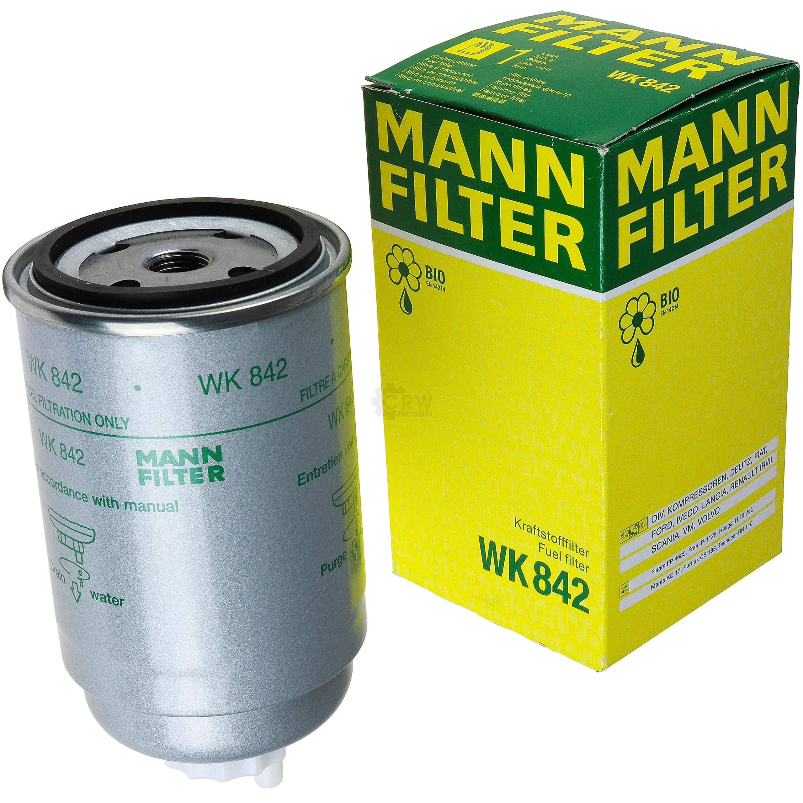 Set di filtri 6 litri MANNOL olio motore Defender 10W-40 API SL/CF MANN-FILTER filtro aria filtro carburante filtro olio