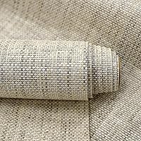 Vista 15 de Ansehan HA4001 - Revestimiento de pared hecho a mano con rayas de 36 pulgadas de ancho x 8 yardas de largo, texturizado, moderno, no prepegado, Gris