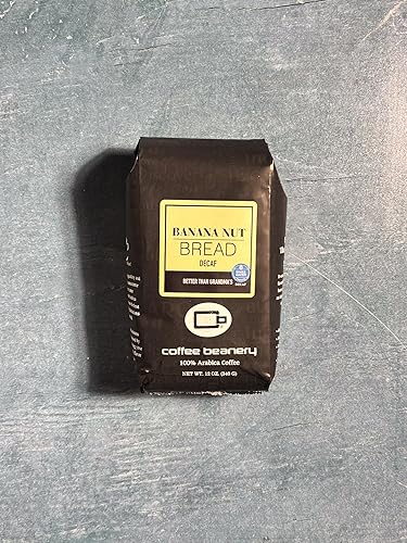 Vista 122 de Coffee Beanery Café con sabor a caramelo y vainilla con sabor a café descafeinado SWP, 1-1.75 onzas, muestra de café de tamaño Try Me, tostado