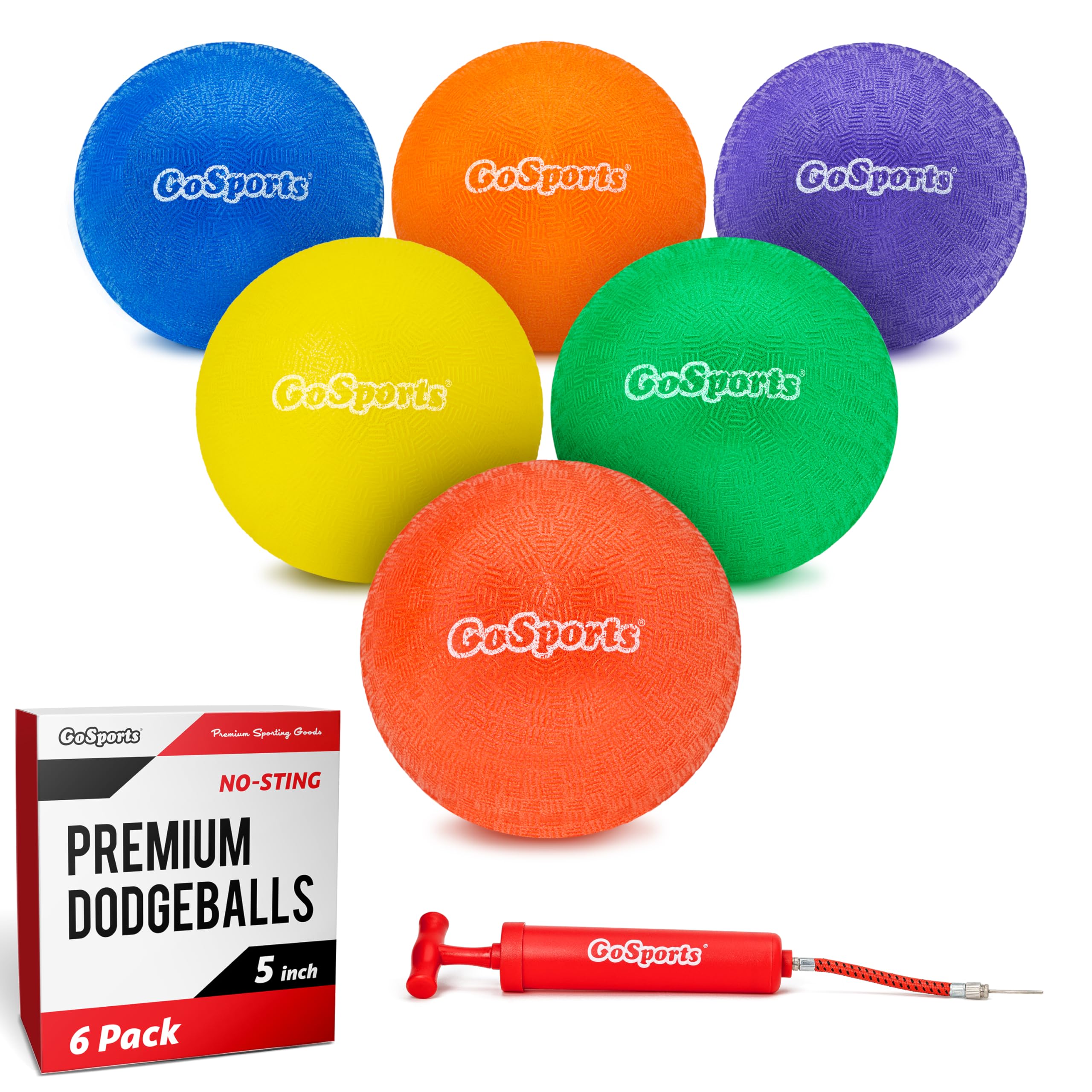 Photo 1 of GoSports 5 Inch Inflatable No Sting Dodgeball Includes Ball & Mesh Bag