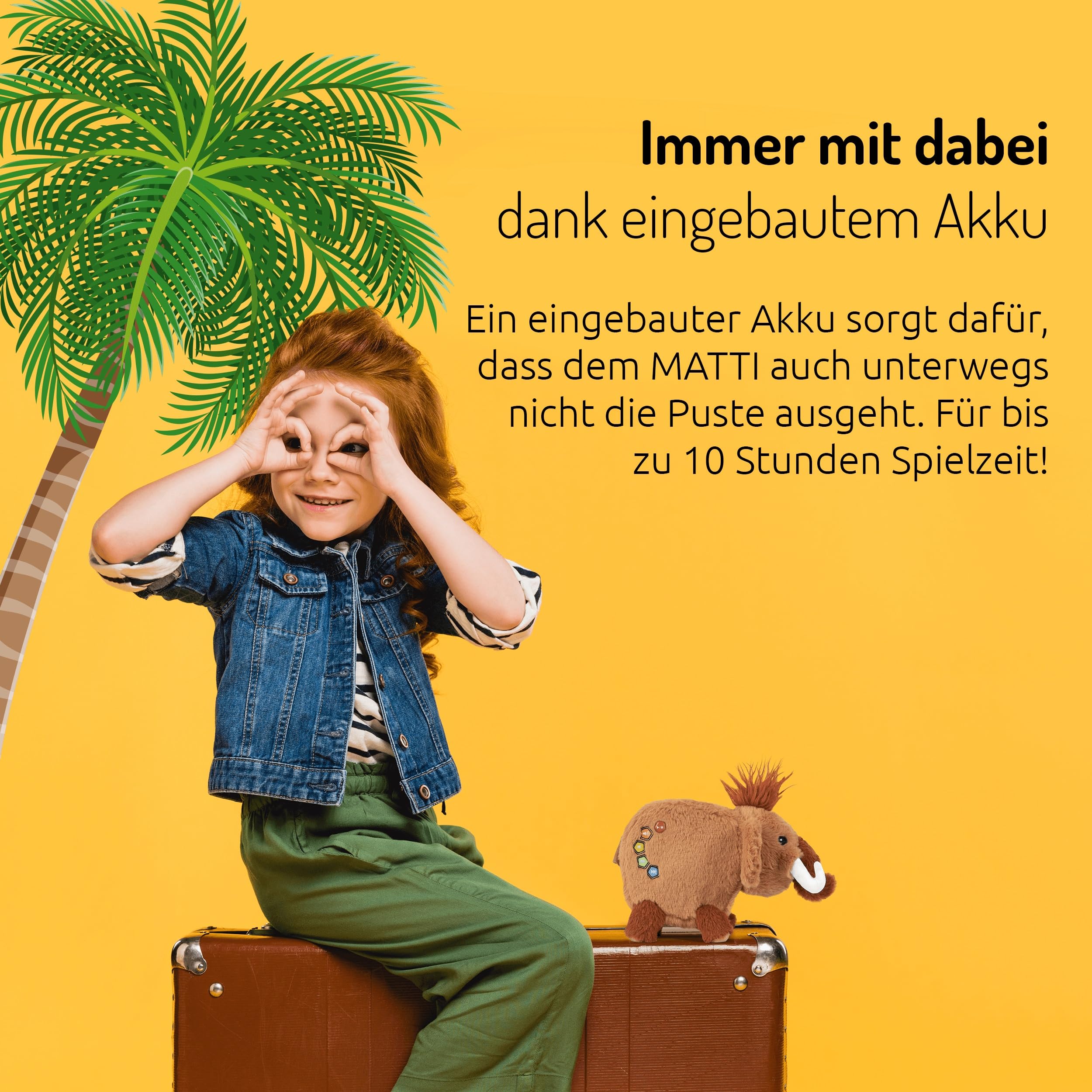 TechniSat Matti der MAMMUFANT- Flauschiger Bluetooth-Lautsprecher