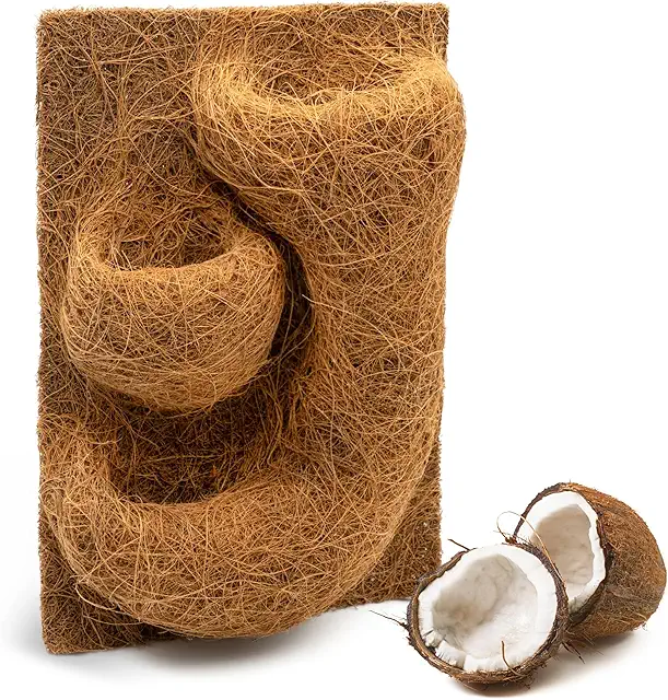 ProFlora Terrarium Rückwand mit Pflanztaschen aus Kokosfasern (20x30 cm)