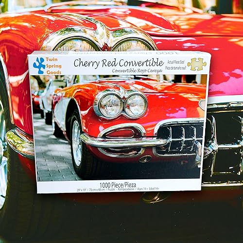 Miniatura 3 de Cherry Red Convertible Twin Spring Goods - Rompecabezas de 1000 piezas, 1000 piezas