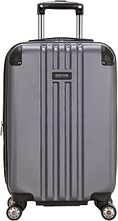 Best Reverb 20" Carry-On Expandable Luggage Lightweight Hardside 8-Wheel Spinner Travel Suitcase Bag, Smokey Purple, inch Review 