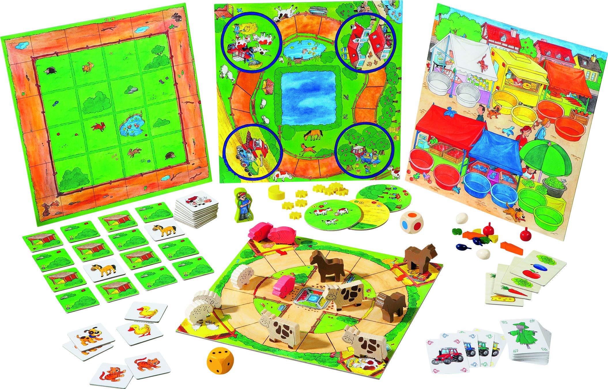 HABA 302243 - Mi Primer Tesoro de Juegos, colección de Juegos Infantiles de Mesa. Más 3 años