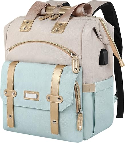 Mochila para laptop para mujer, doctor profesor, universidad, escuela, estudiante, trabajo, bolsa de hombro, mochila aprobada por aerolíneas de