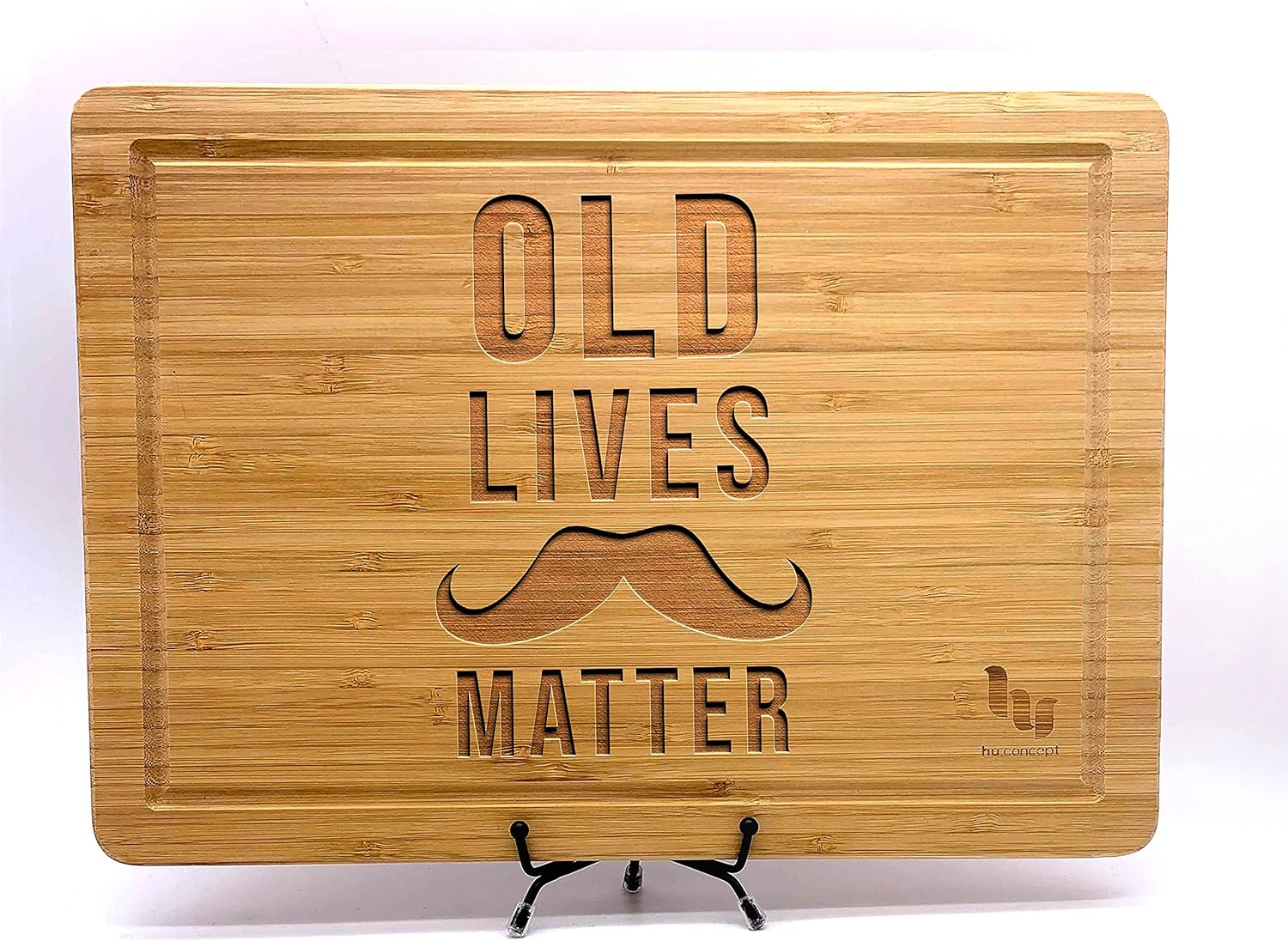 Father's Day Gifts, Personalized Dad Cutting Board, Custom Gift, Dad Gifts from Kids, Wife, Daughter, Grandpa Gifts form Grandchildern, Birthday Gift for Men, 9 Designs, With Display Stand