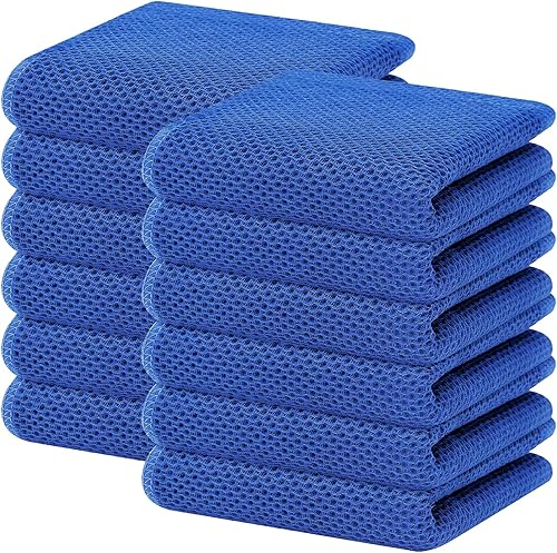 Miniatura 127 de Homaxy Paños de cocina de 100% algodón con tejido gofre, toallas de cocina ultra suaves, absorbentes, de secado rápido, 12 x 12 pulgadas, paquete