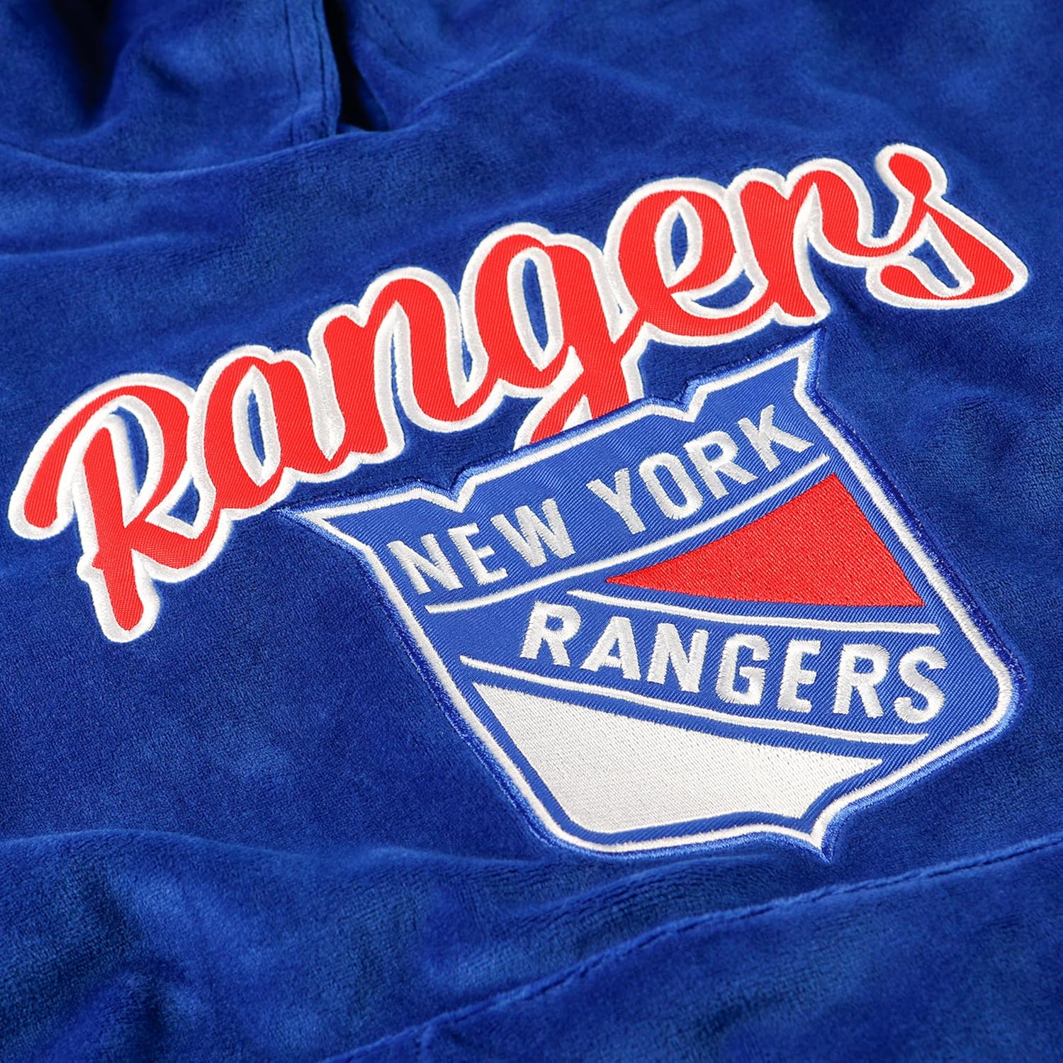 FOCO NHL womens Nhl Team Logo Fashion Velour Hooded Sweatshirt - Image 4