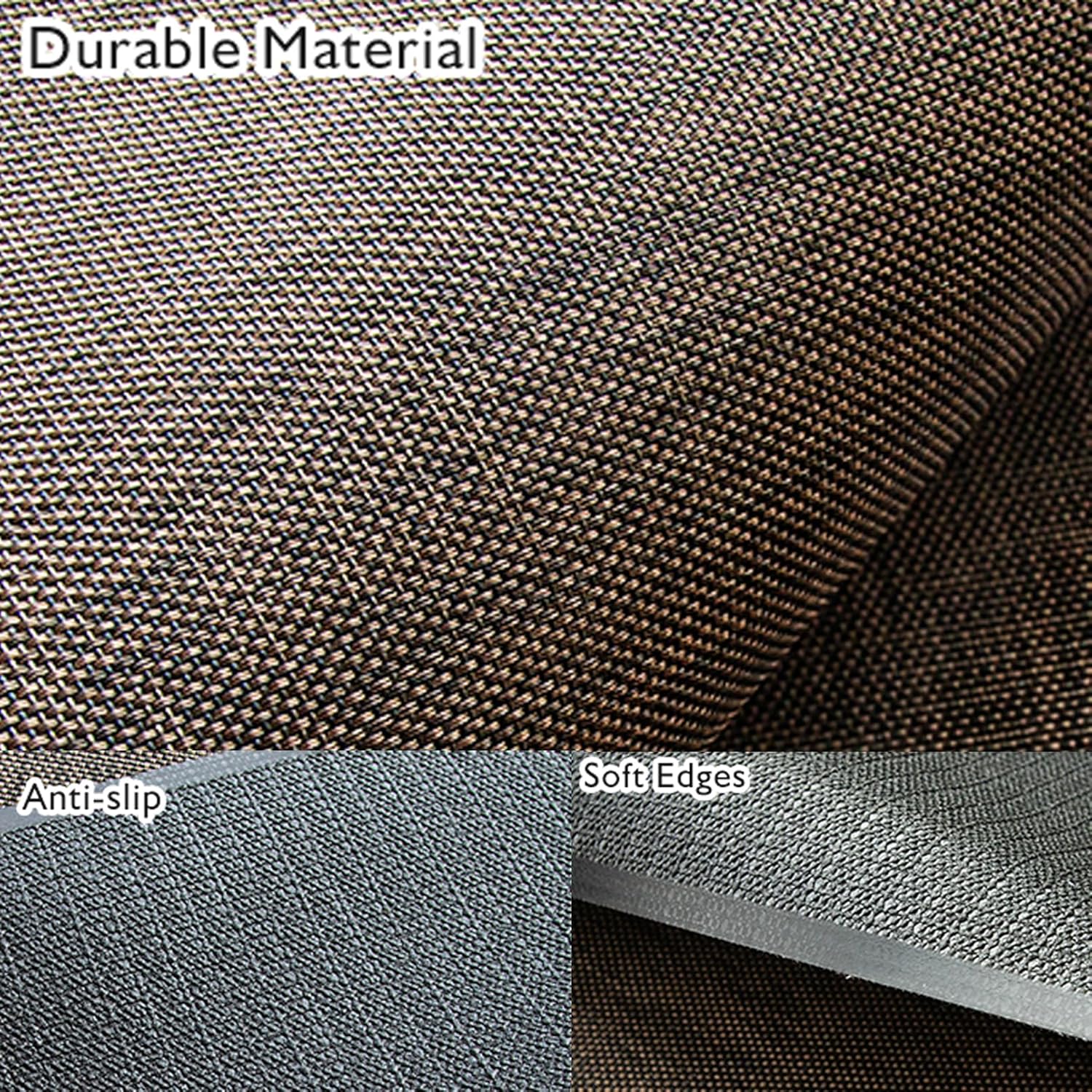 Sycoodeal Office Chair Mat for Hardwood & Tile Floor,Computer Gaming Chair Mat for Rolling Chairs Non-Curve, Anti-Slip, Heavy Duty Floor Protector for Home Office,Dark Coffee (36 x 48)