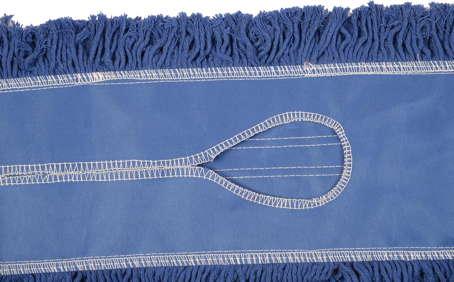 24" Industrial-Grade Cotton Dust Mop Head Refills, Perfect Replacement for Busy Home, Gym, Commercial Spaces, Heavy-Duty Mop for Janitorial & Housekeeping Needs - 2 Pack