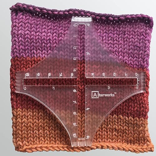 Miniatura 2 de Medidor de muestras de ganchillo y tejido antideslizante