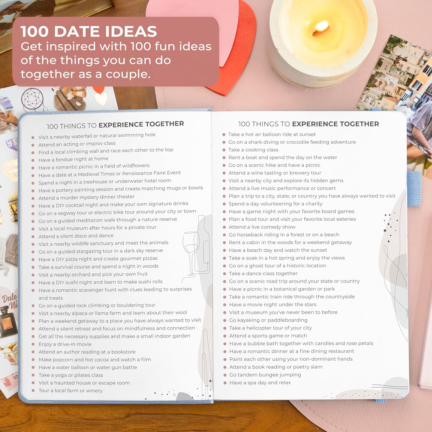 Clever Fox Couple’s Journal – Couples Date Night, Activity & Journaling Workbook – Relationship Book to Plan Dates & Fill Out Together – Engagement Gift Ideas – A5 Size (Periwinkle)