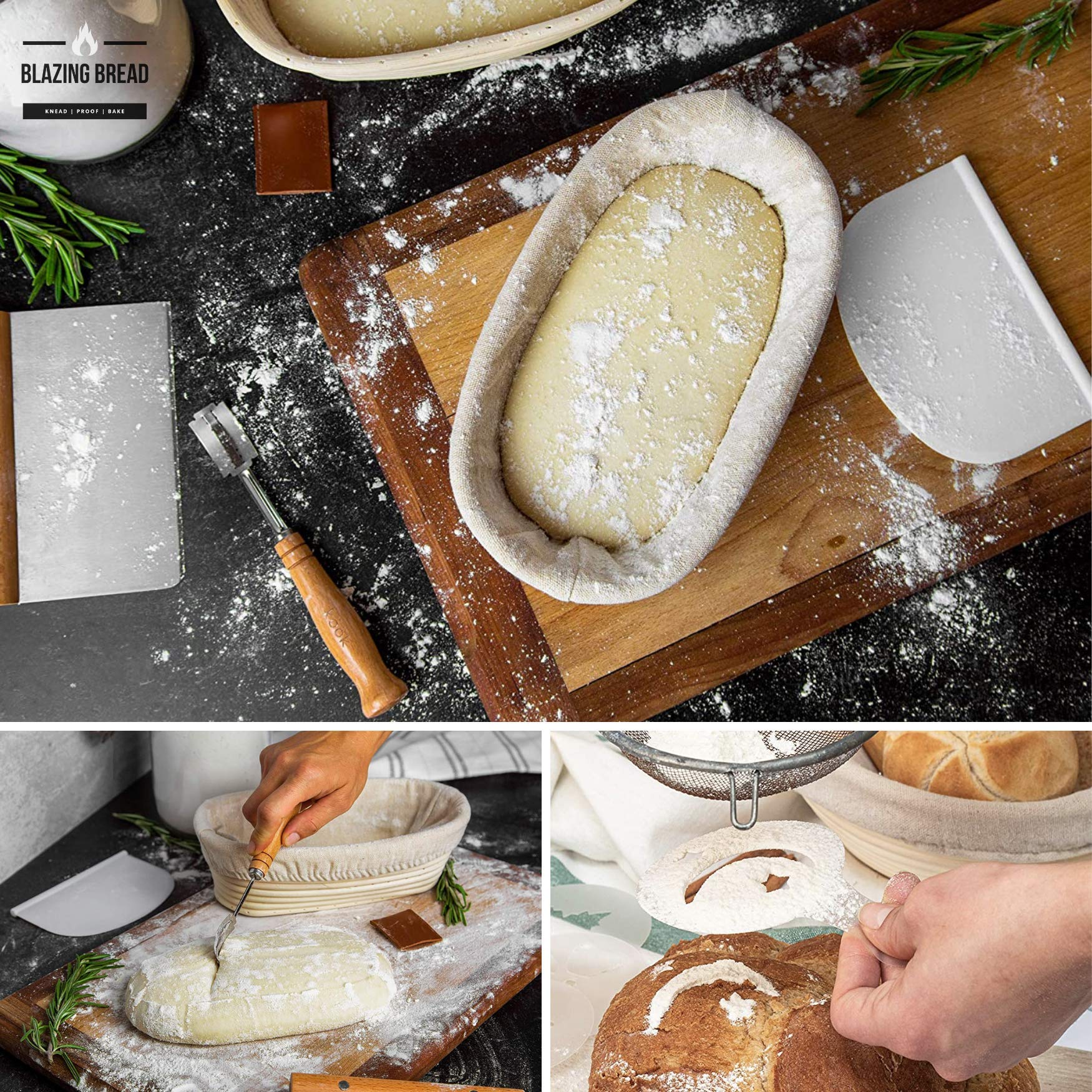 Buy Trailblaze Bread Proofing Basket Kit Round & Oval