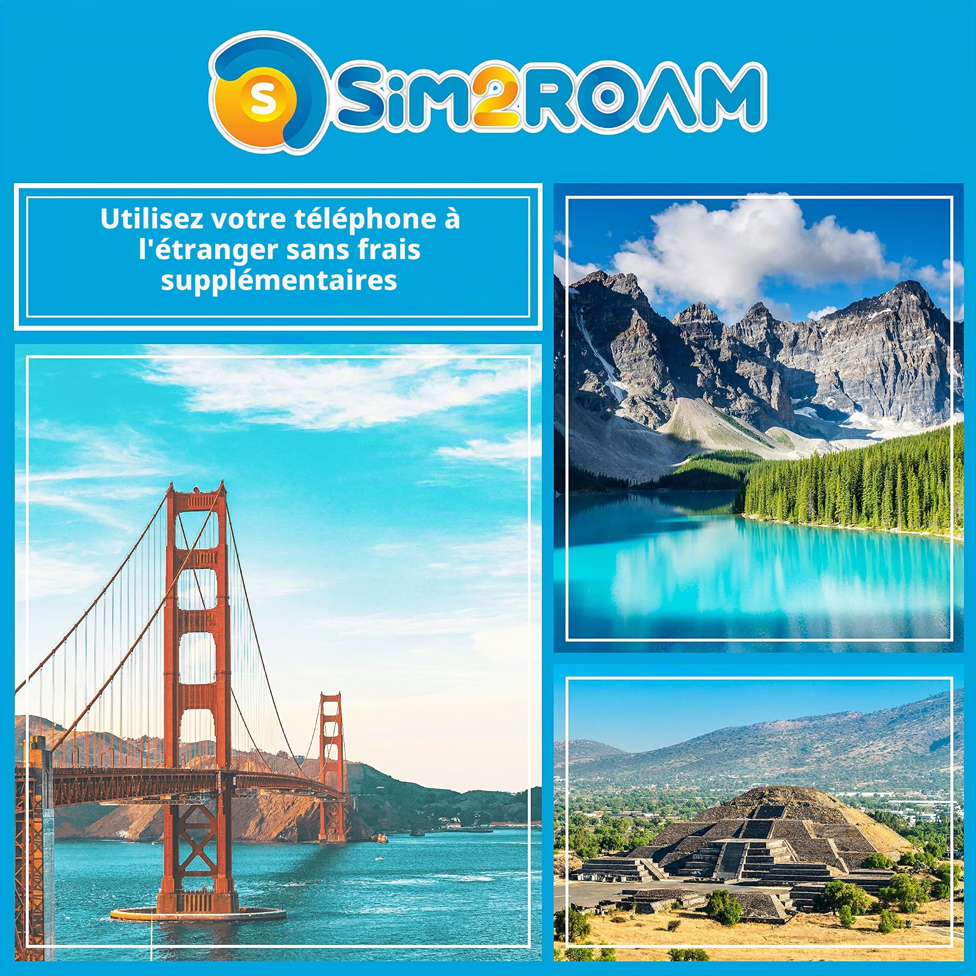 USA Canada Mexique AT&T Carte SIM | Données haute vitesse illimitées/appels/SMS | ATT SIM carte US, USA, Californie, Canada, Mexique | Compatible uniquement avec iPhone (21 jours)