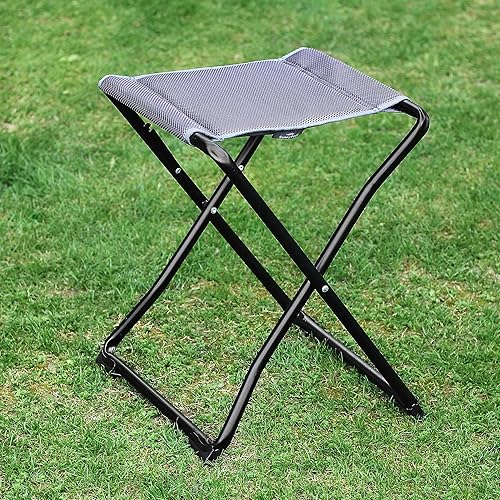 Miniatura 4 de SUNNYFEEL Mesa de camping plegable 3 en 1, taburete plegable, mesa plegable, reposapiés, ligera de hasta 300 libras, fácil de transportar, taburete
