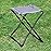 SUNNYFEEL 3 in 1 Folding Camping Table and Stool, Footrest, Lightweight Up to 300 LBS, Easy to Carry, Portable Camp Stool for Beach, Fishing, Trip, Picnic, Lawn, Concert Outdoor