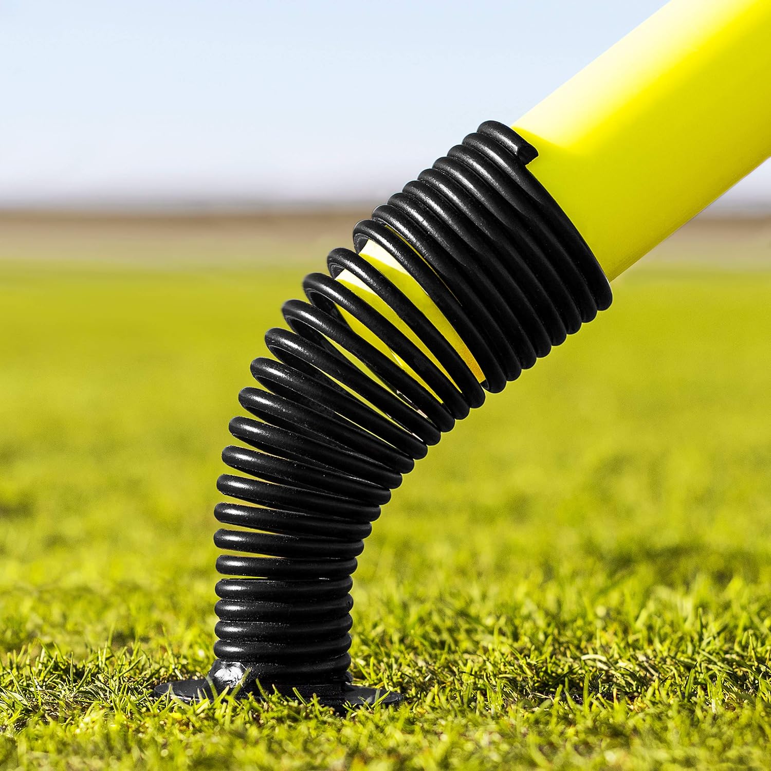 FORTRESS Cricket Target Stump | Spring-Back Design for Bowling & Fielding Drills – Durable PVC Stump with Steel Ground Spike – Ideal for Cricket Training