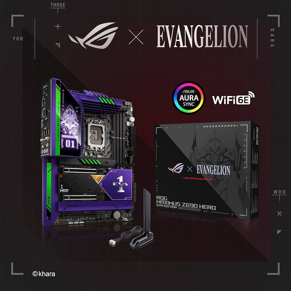 ASUS ROG Maximus Z690 Hero EVA (ROG x Evangelion) Z690 ATX