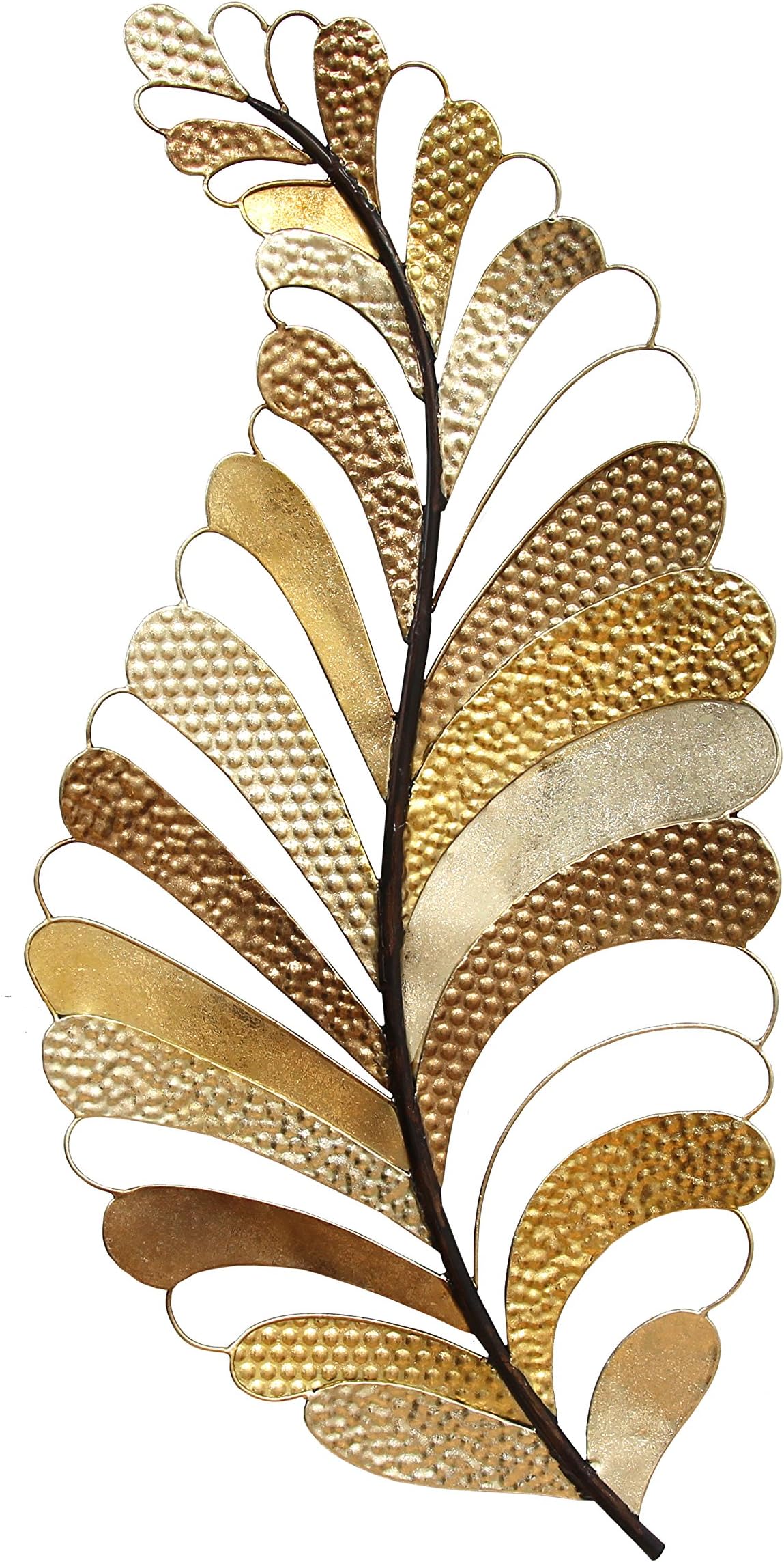 Stratton Home Decor SHD0064 Cut Out Leaf Wall Decor, Gold