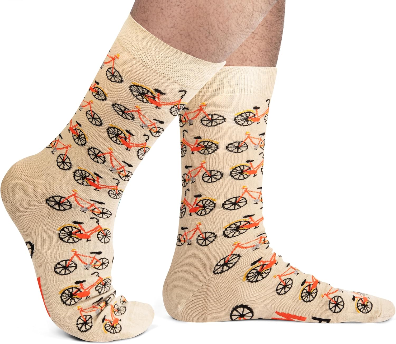 Lavley Bike Socks - Gifts for cyclists and mountain bikers - Fun holiday or birthday gift - Great stocking stuffer - Image 2