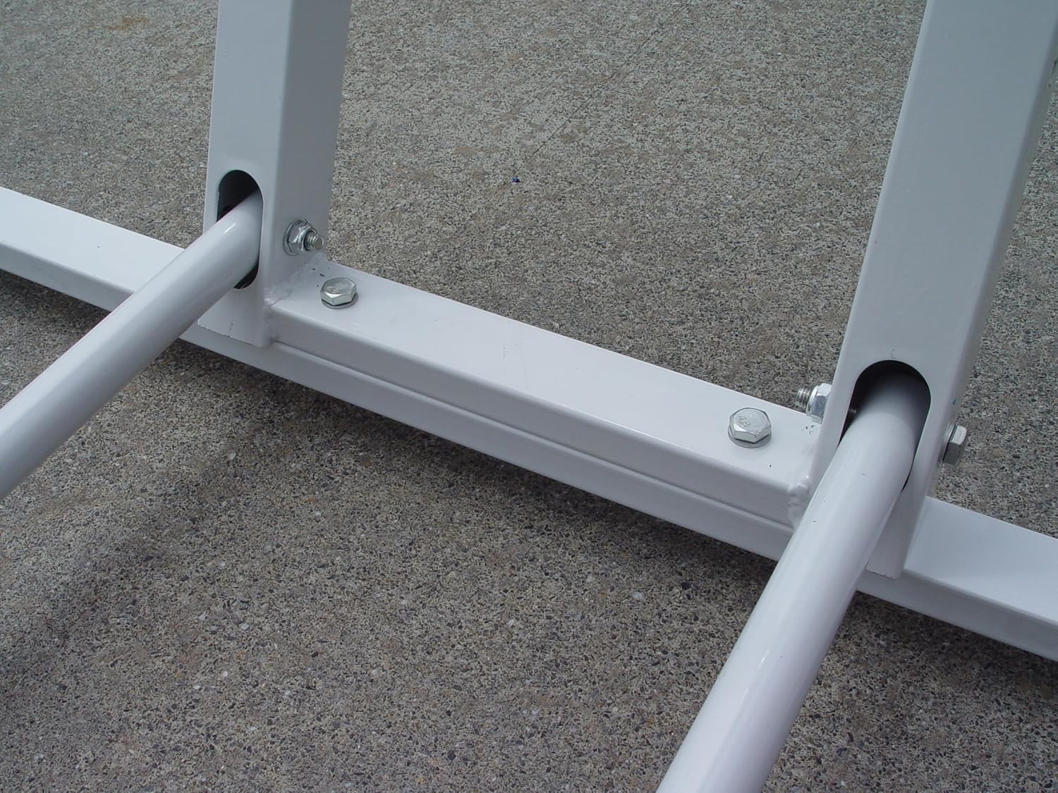 12' Agility Dog Walk with Rubber Surface, Aluminum Board, Painted Metal Frame and Bases, AKC Standard