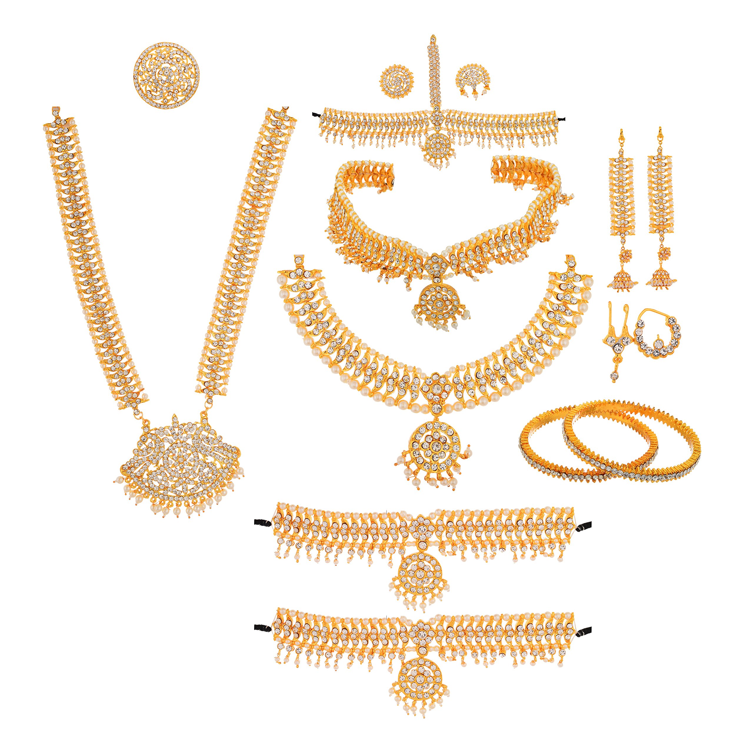 UG PRODUCTS Gold Copper Jewellery Sets for Women - (Set of 10) (B01LOXYQWE) Amazon Price History, Amazon Price Tracker