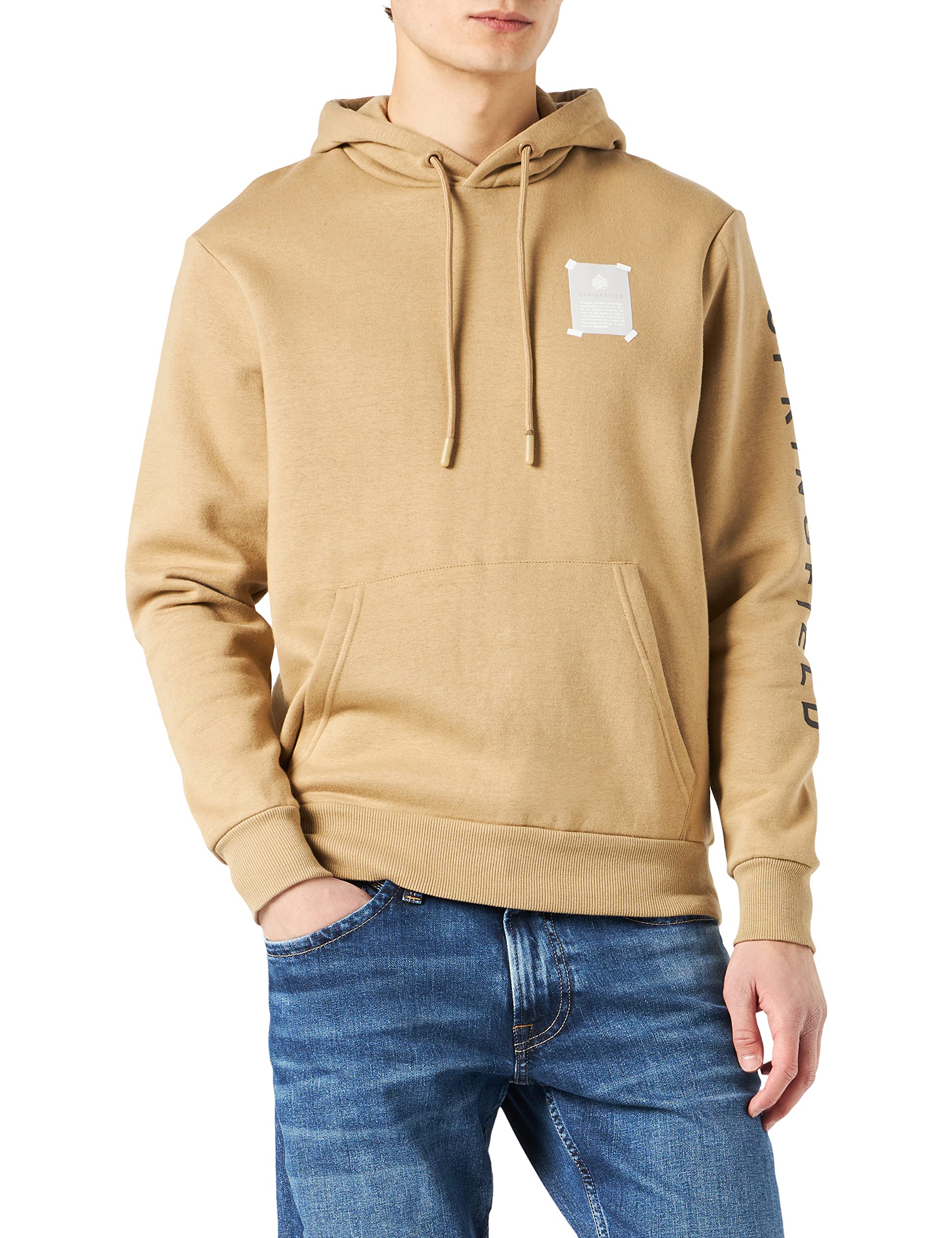Springfield Men's Sudadera Capucha Terry Sports Hoodie