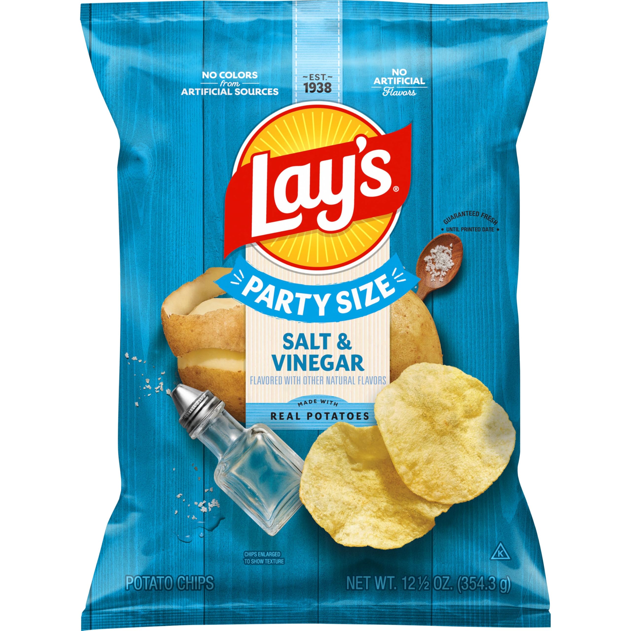 Amazon.com: Lay's Potato Chips Salt & Vinegar, 12.5 Oz : Clothing