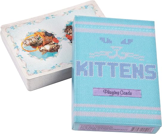 Amazon Ellusionist Kittens トランプデッキ 手品やゲーム用 猫をテーマにしたマーク付きデッキ カードゲーム トランプ おもちゃ
