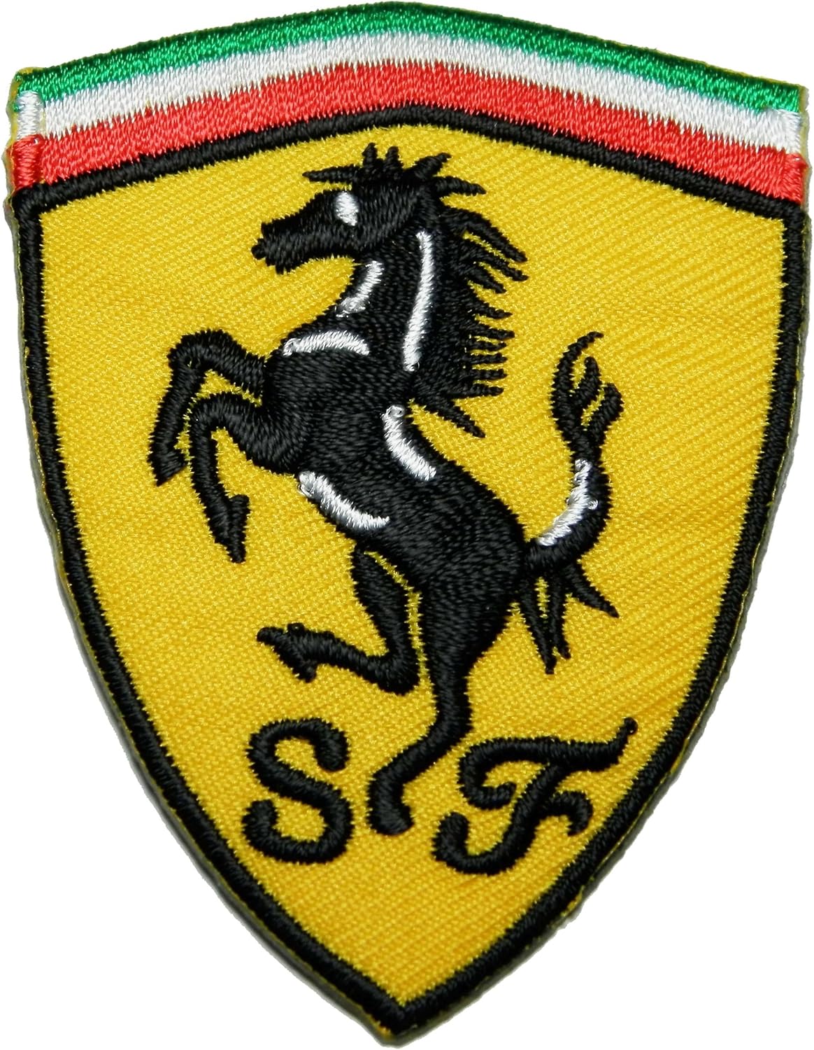Aufnäher Bügelbild Aufbügler ferrari patches 6x8 cm w. Brand of Car ...