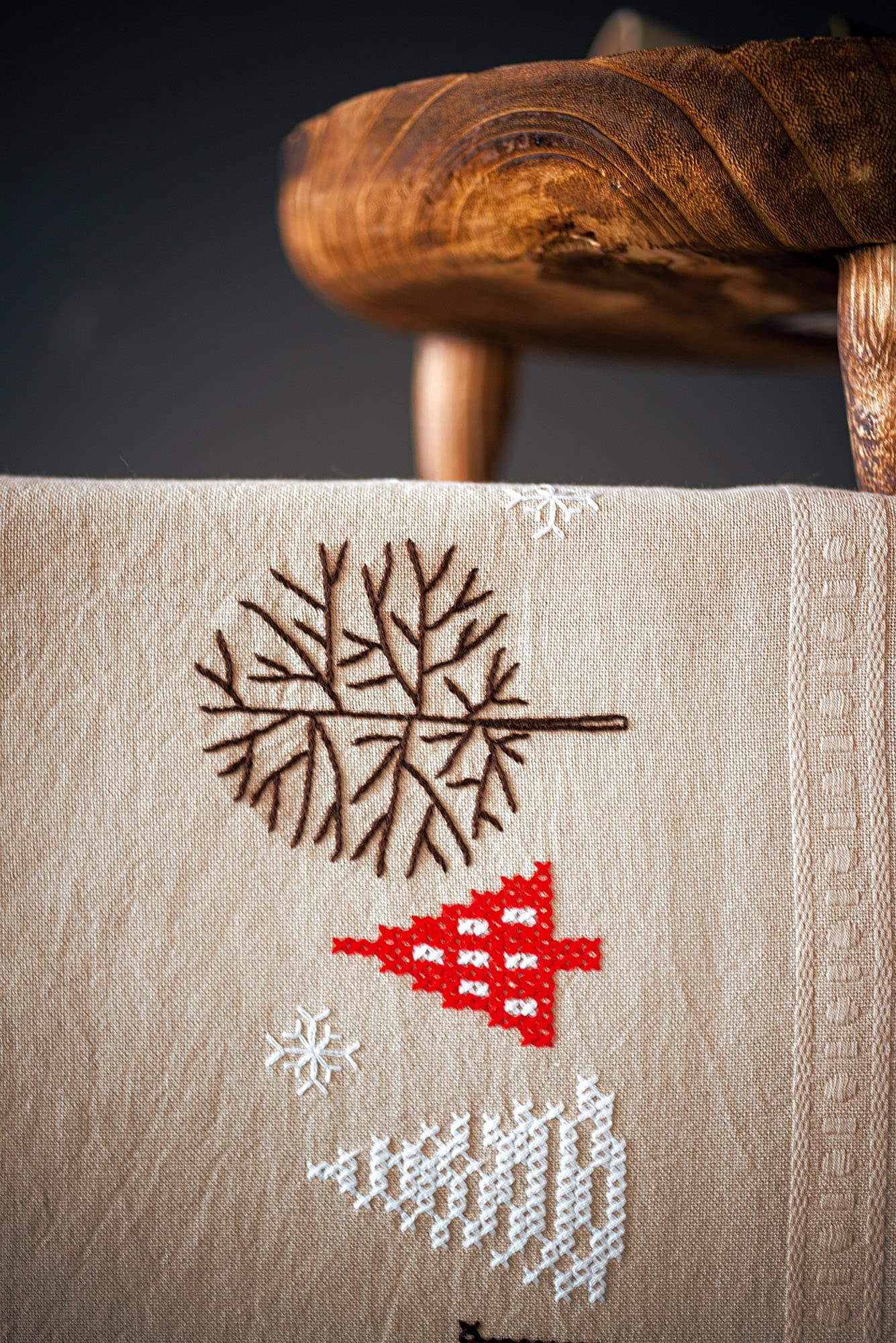 Vervaco Modern Christmas Designs Embroidery Kit, 40 x 100 cm