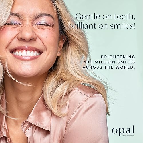 Miniatura 4 de Opal by Opalescence Pasta dental blanqueadora (paquete de 6)  Fórmula original Cool Mint  Cuidado bucal, sin gluten  4.7 onzas fabricada por