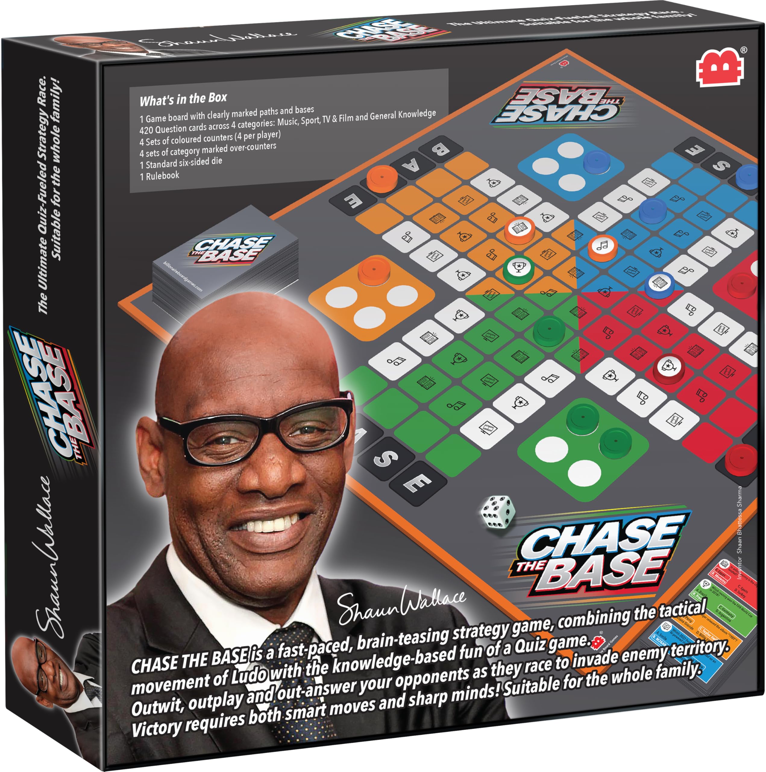 Chase The Base Board Game By Football Billionaire Board Games, 26 cm x 26 cm x 0.1 cm - Image 2