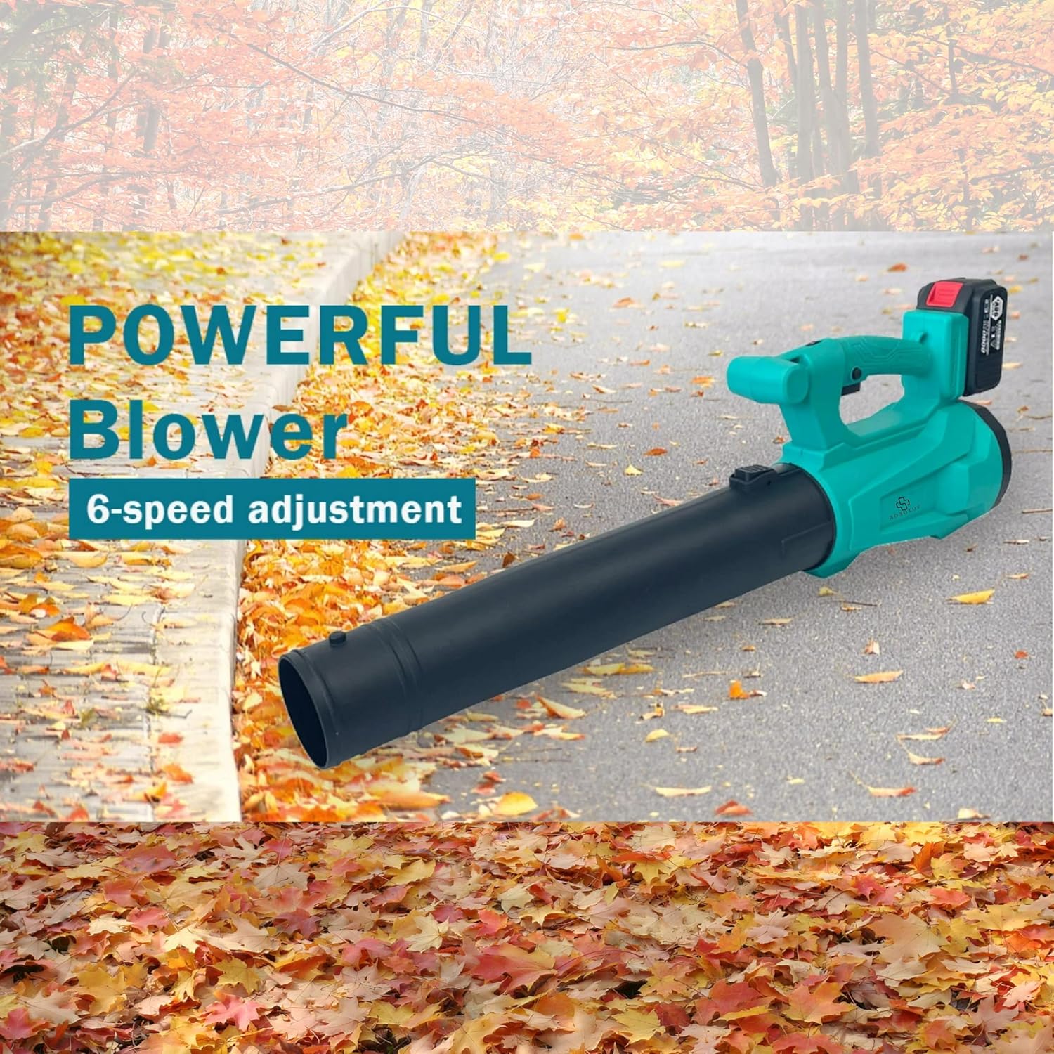 Cordless Handheld Leaf and Snow Blower Battery Electric Lightweight 1000W 16000RPM with Battery and Accessories