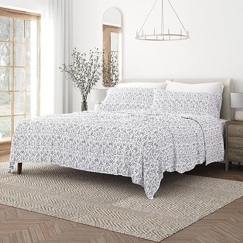 Merit Linens Juego de sábanas transpirables de estilo hotelero tamaño Queen, 4 piezas, con bolsillo profundo, sábanas ligeras y acogedoras, sábanas