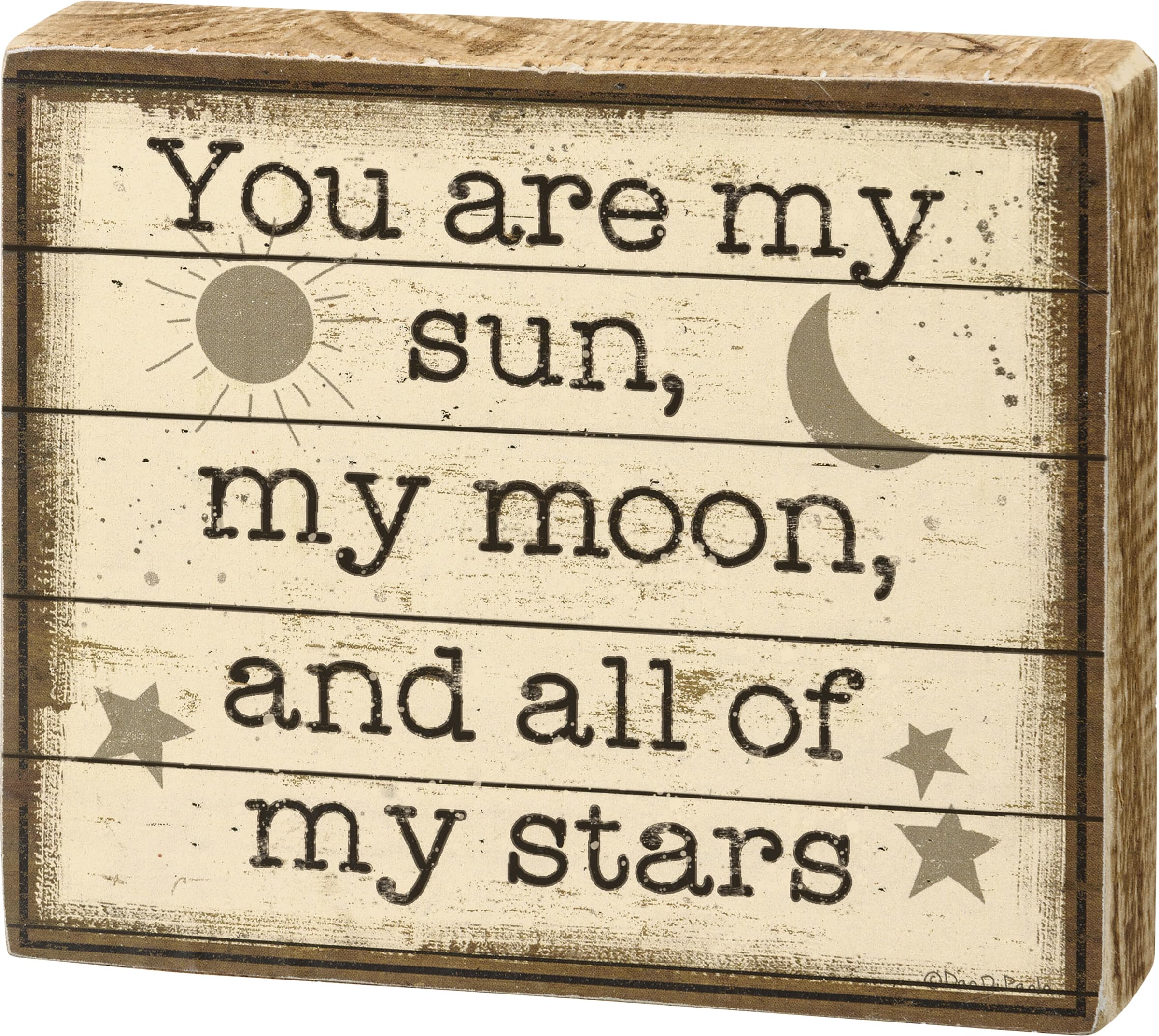 Panneau en bois message d'amour idée cadeau romantique originale - 6
