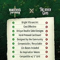 Vista 4 de Miniaturas Planas Duras para Miniaturas de D&D con Bases Escala de 28mm - 32mm Juego de Inicio de Calabozos y Dragones 5e