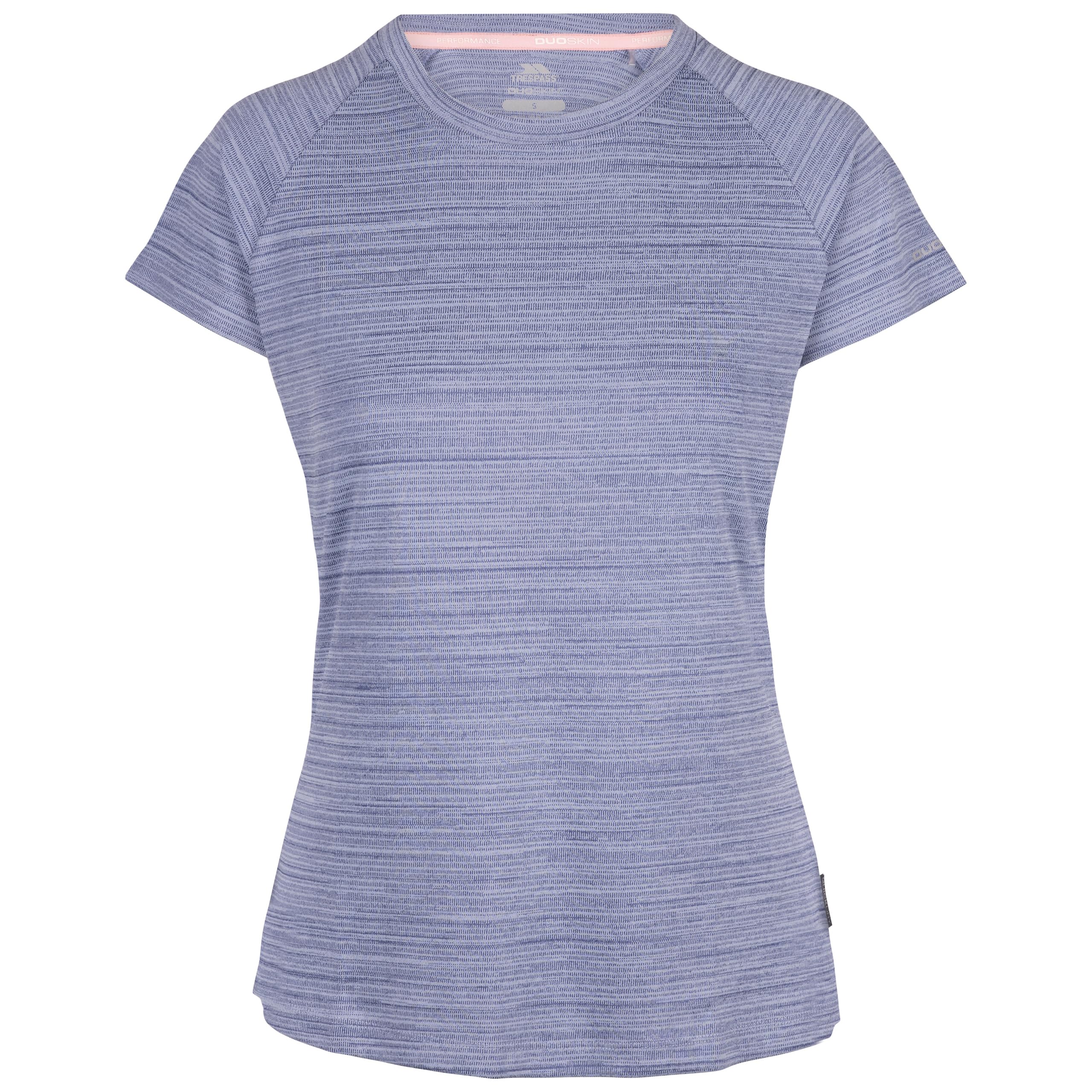 Trespass (16, Denim Marl) Womens Active Top Quick Dry - Vickland Blue