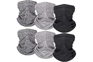 6 Pieces Fleece Neck Warmer For Women