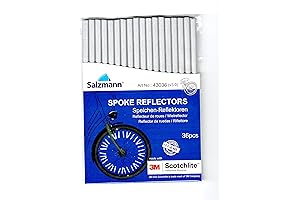 Salzmann 3M Bike Wheel Spoke Reflectors | 36 Pieces