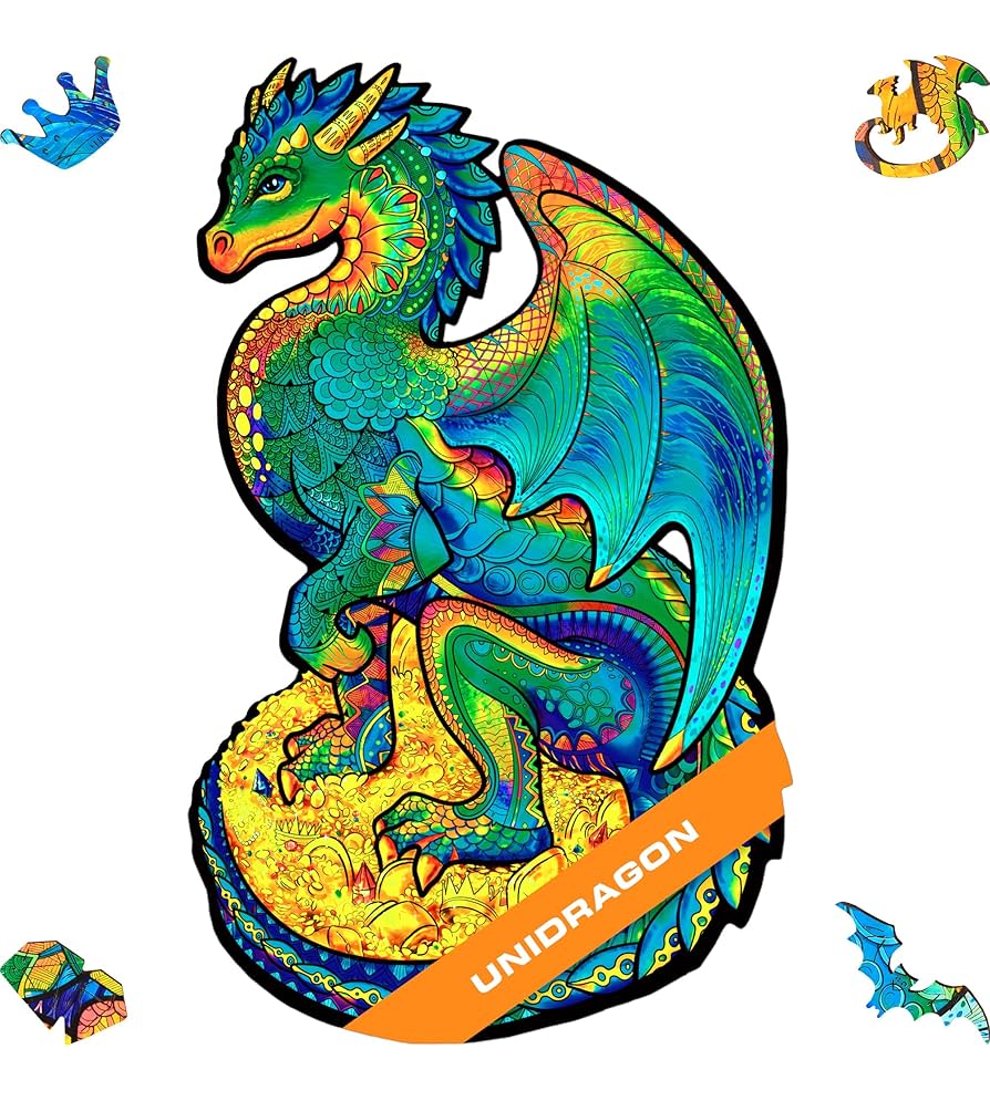 Amazon.com: UNIDRAGON Wooden Puzzles for Adults Unique