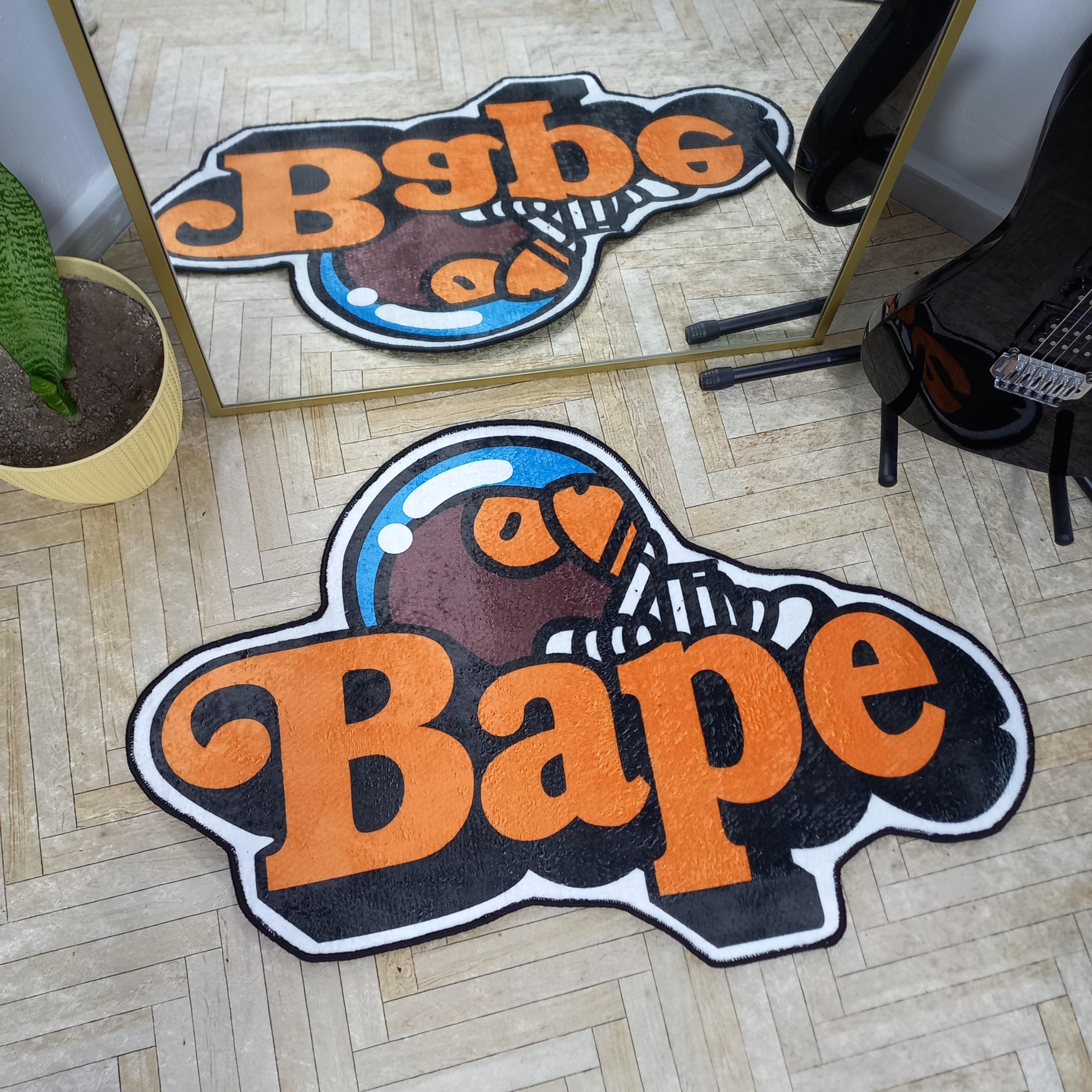 Lumiruglumirug Bathing Bape Rug Hypebeast Space Carpet For Sneaker