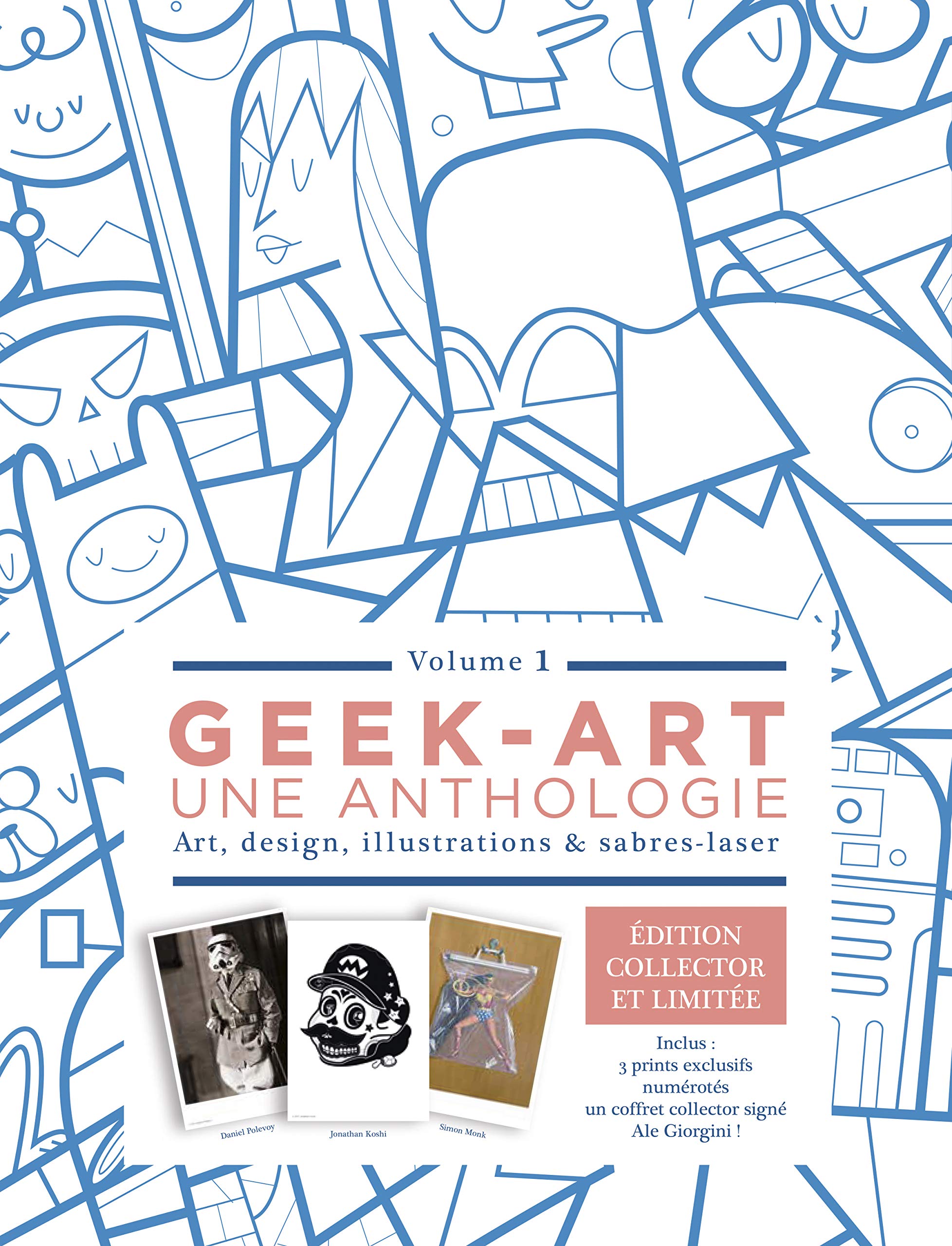 Coffret Geek-Art une anthologie vol.1 : le livre d'art pop culture