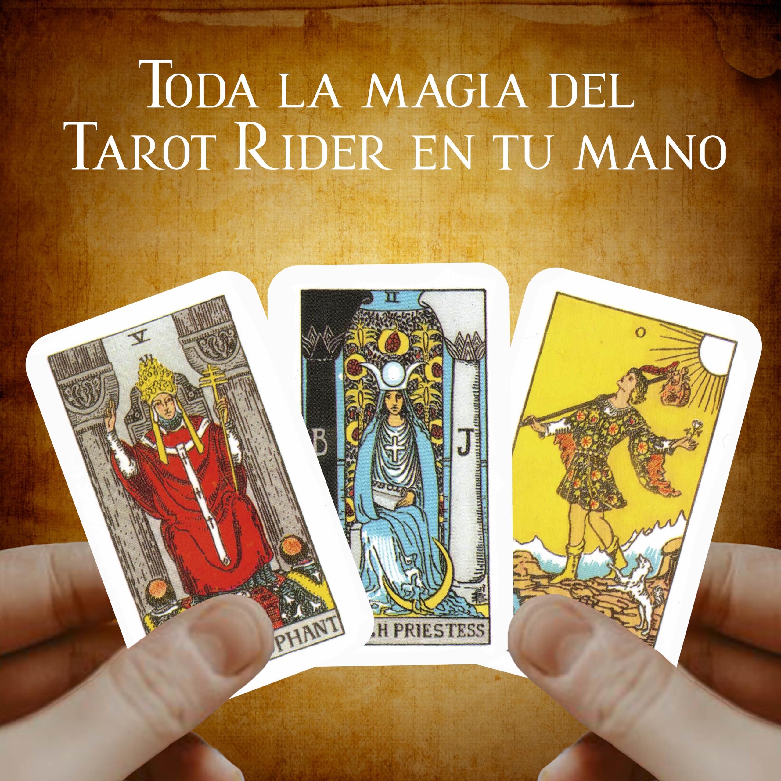 Tarocchi Rider Waite Mini, 78 carte di indovinazione + manuale digitale, lettura intuitiva e spirituale, dimensioni 8 x 5 cm