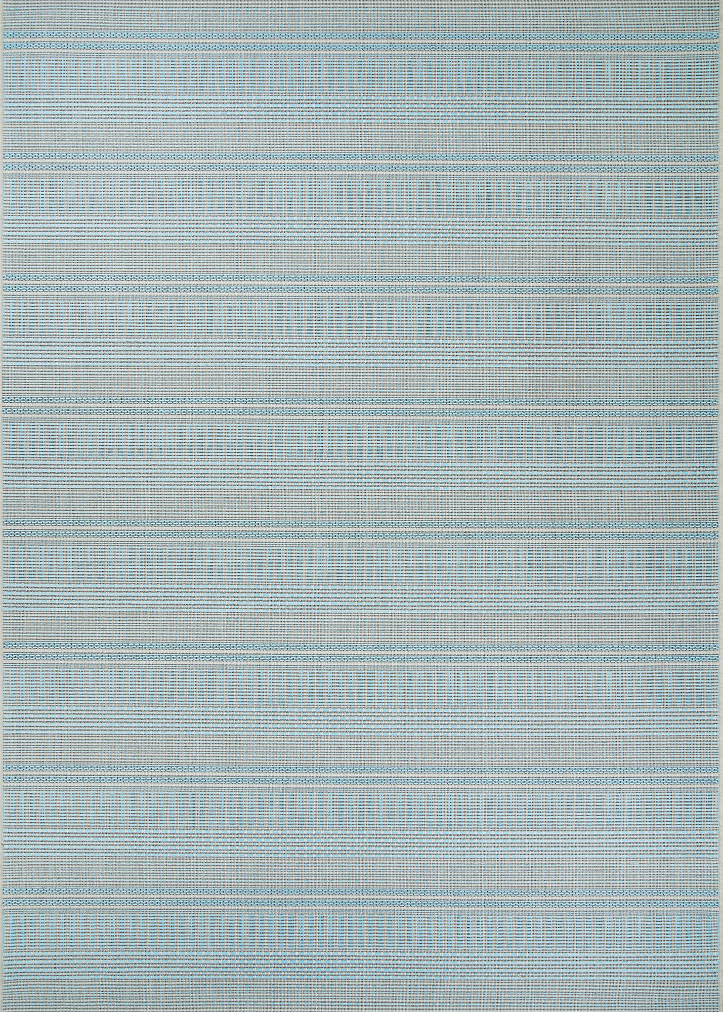 Couristan Monte Carlo Ocean Breeze Indoor/Outdoor Area Rug, 2'3" x 11'9" Runner, Seaglass Turquoise-Champagne Beige