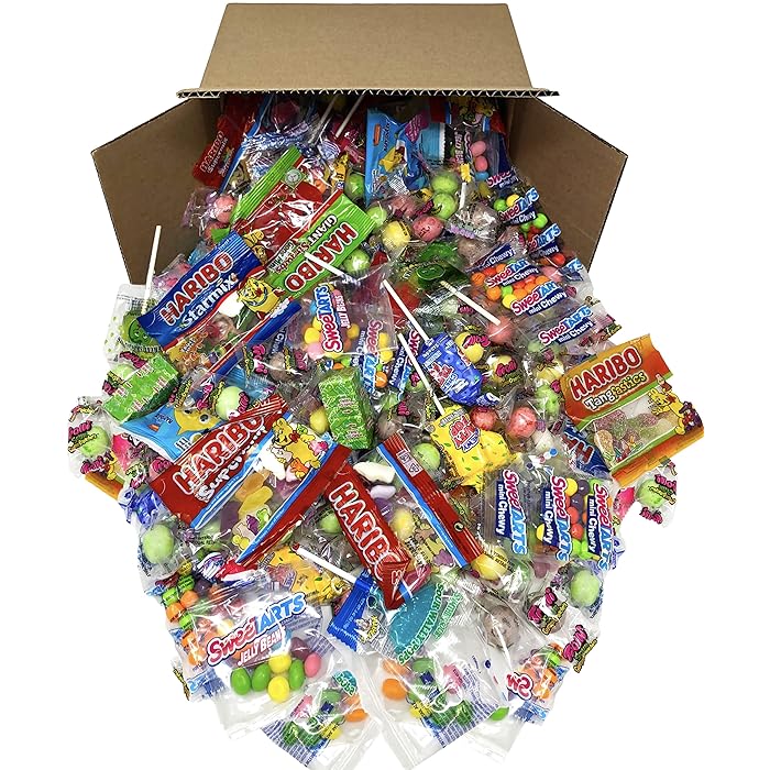 Buy BULK CANDY MIX, 5 LB of Assorted Individually Wrapped, Snack Size