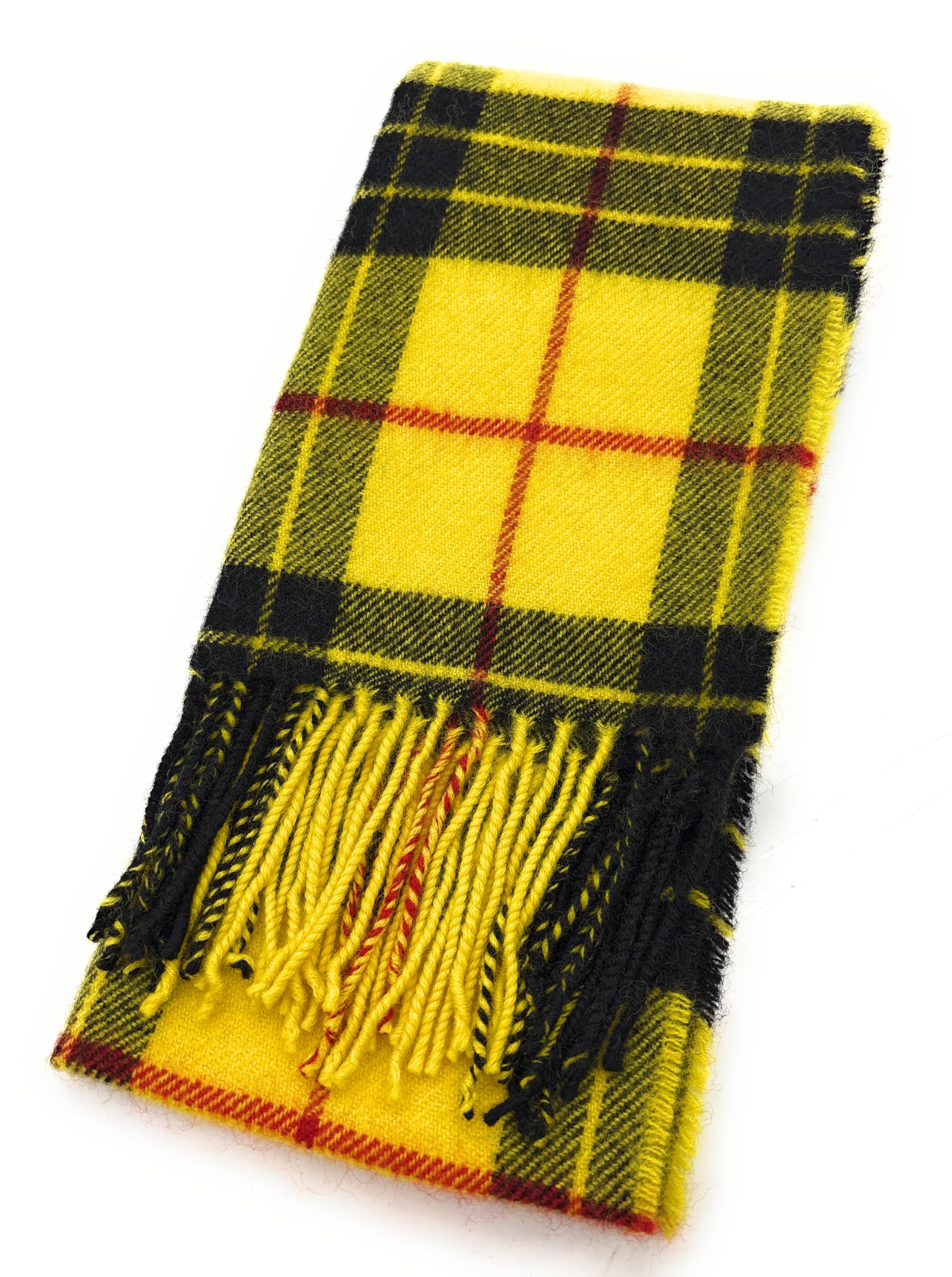 Scottish Lambswool Tartan Scarf, Unisex, Made in Scotland (MacLeod of Lewis)